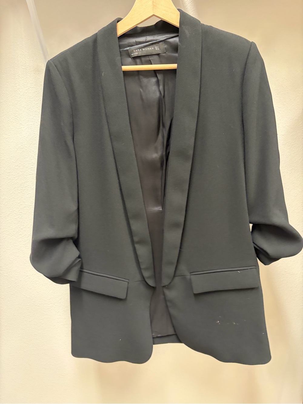 Zara Woman Black Tailored Blazer